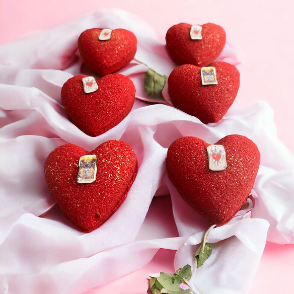 The Lovers Collection CBD THC Valentine’s bath bomb set