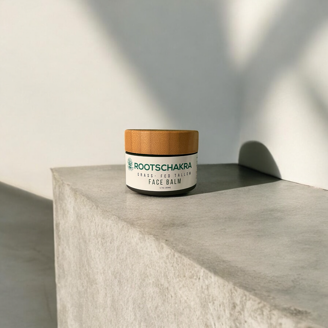 Tallow Face Balm natural face moisturizer for eczema